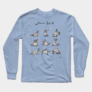 Raccoon Yoga Long Sleeve T-Shirt